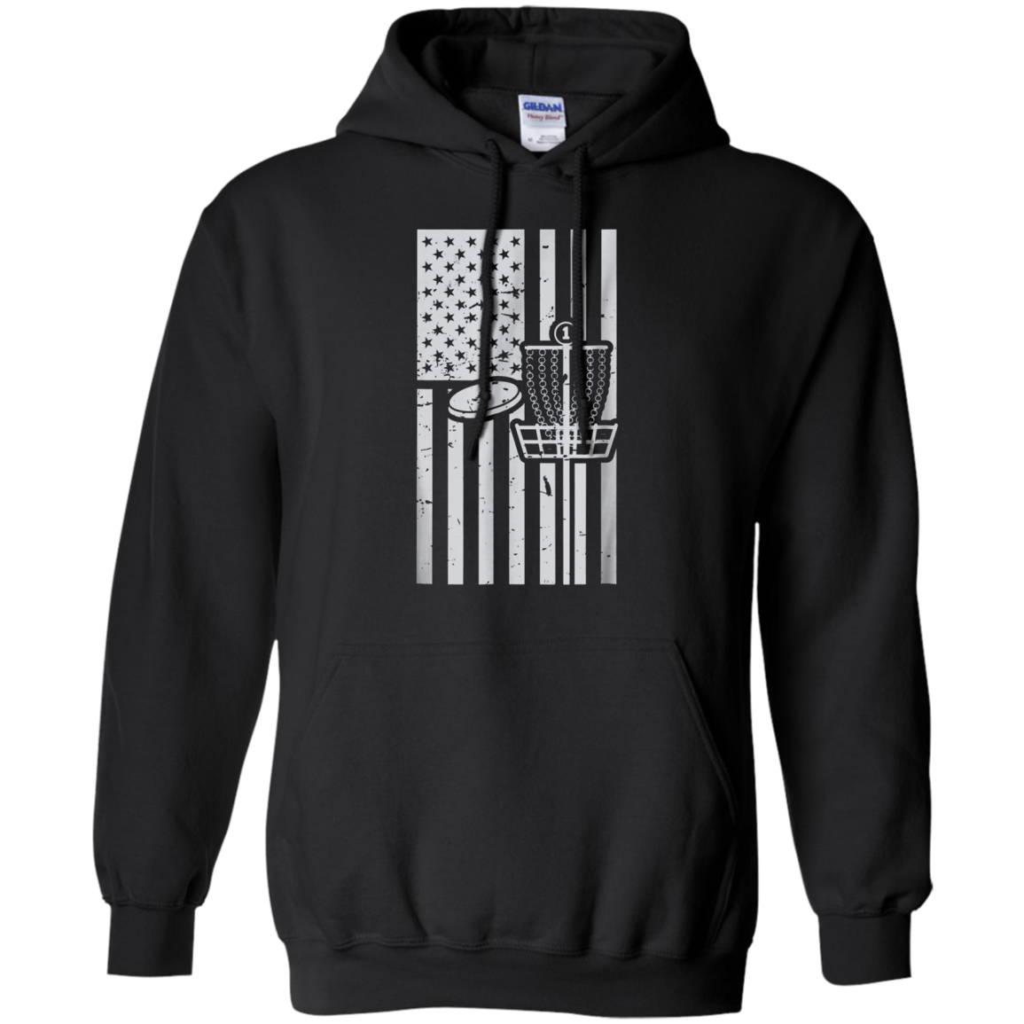 American Flag USA Disc Golf Sports Game Funny T Shirt Gift