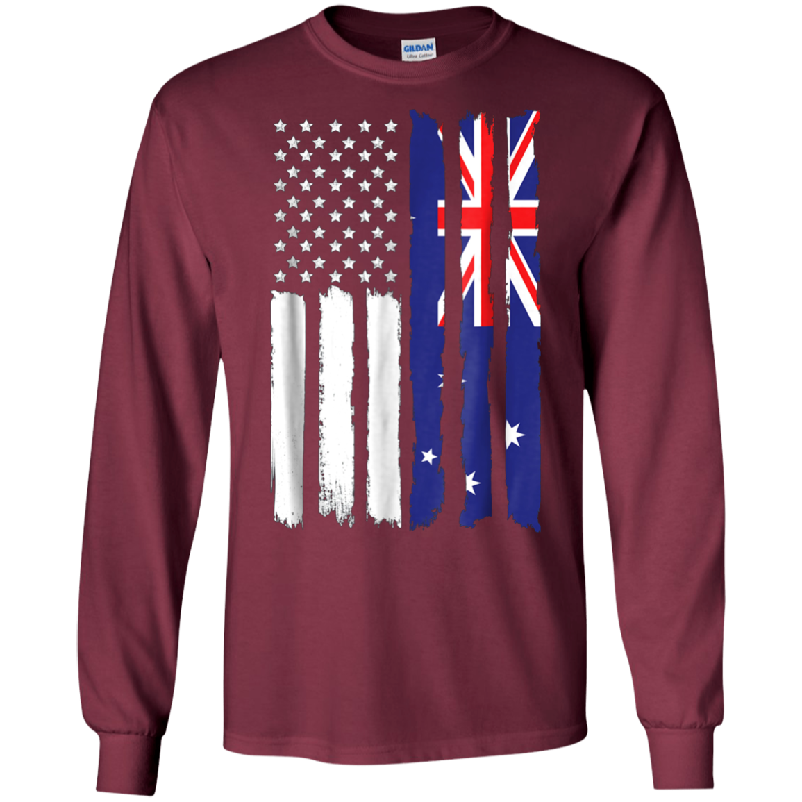 American Australia Patriotic Flag T-shirt