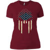 Image of American Spartan Old Glory Molon Labe USA Flag T-Shirt