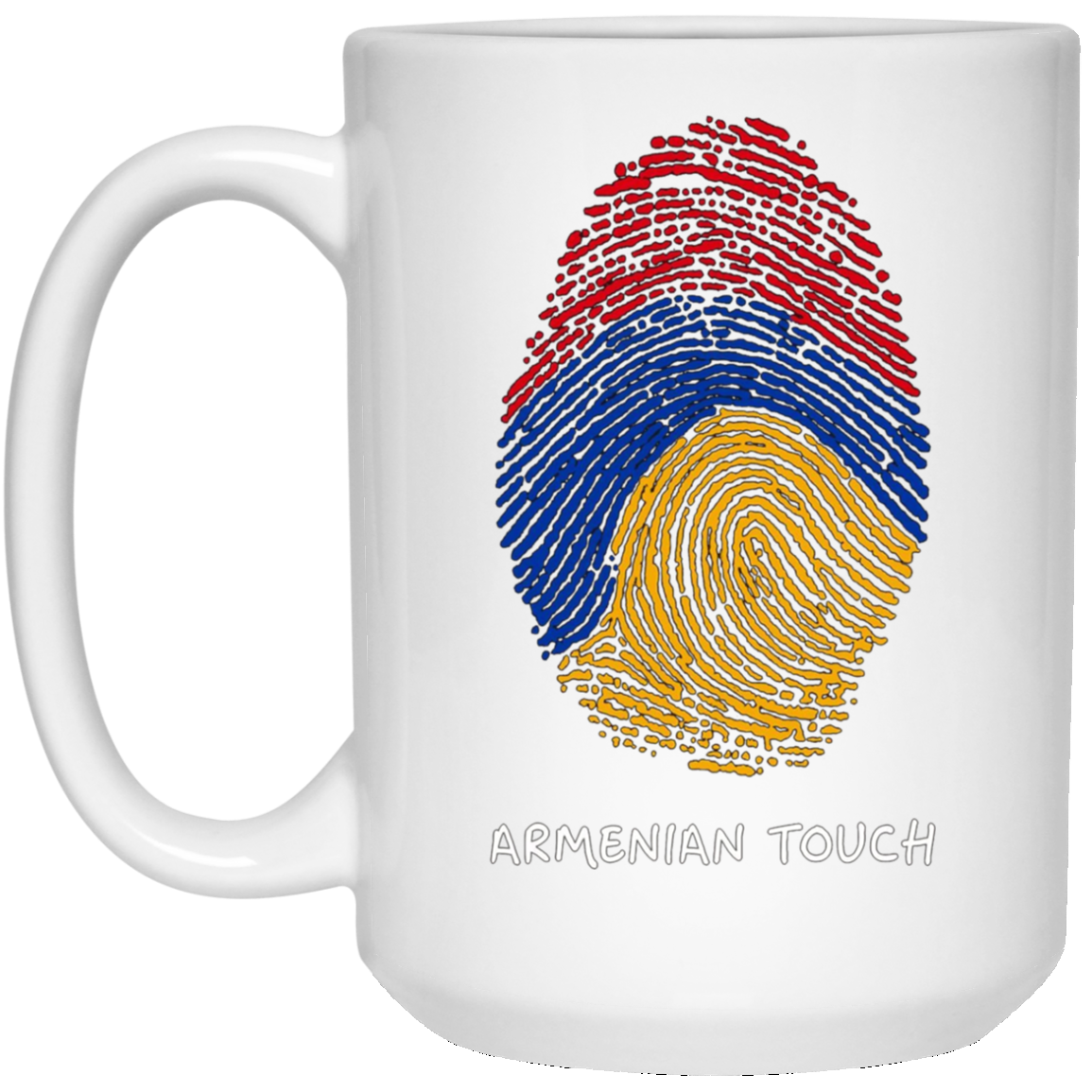Armenian Flag Fingerprint T-shirt Armenia Flag Shirt