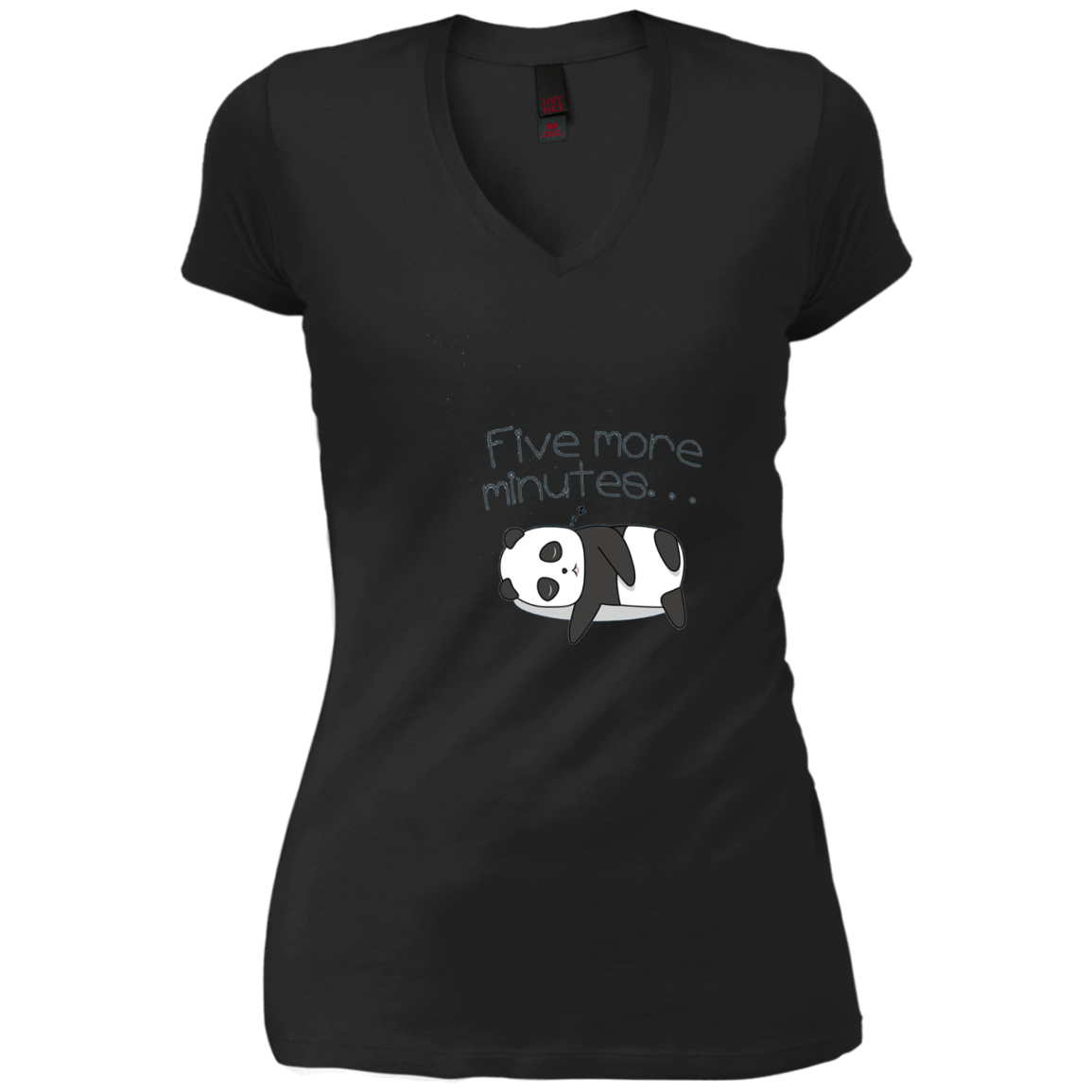 "Five More Minutes" Cute Sleeping Panda Shirt