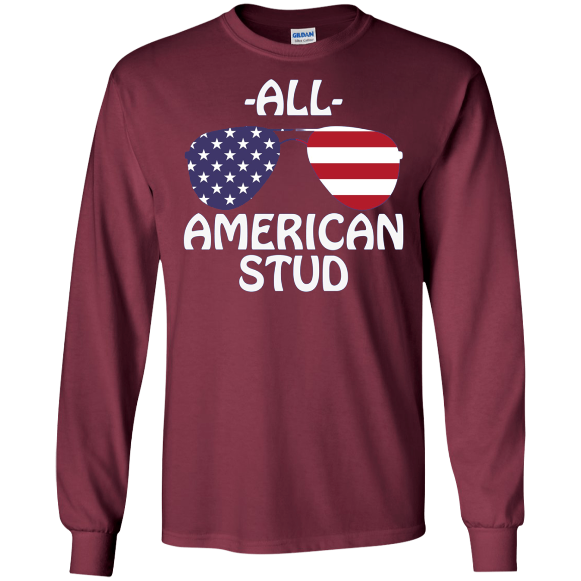 America 4th of July Patriot Sunglass USA Flag Cool T-shirt