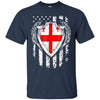 Image of Angel Georgian American Flag Patriotic Georgia USA Tshirt