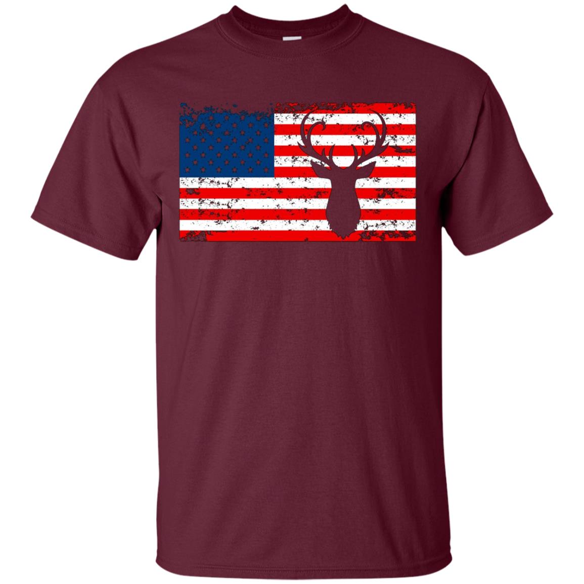 American Flag Hunting Games Clothes T-Shirt