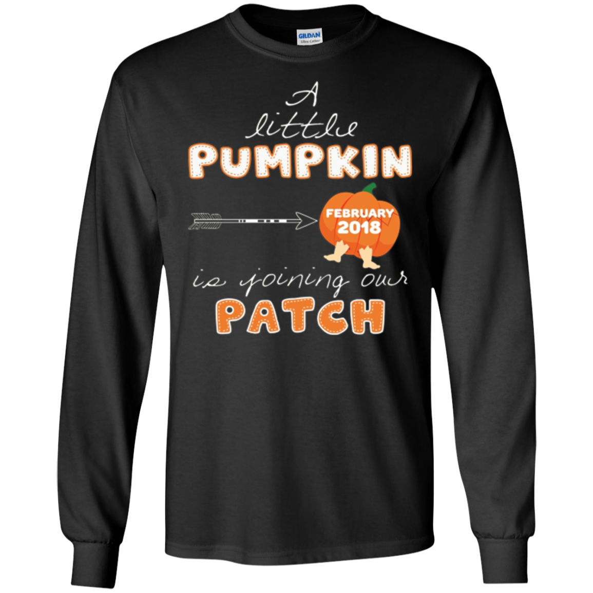 A Little Pumpkin Is Joining Our Patch February 2018 Mom Tee