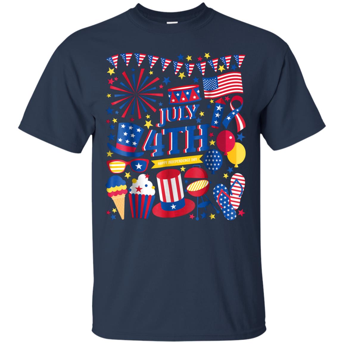 4th of July T-Shirt Cool BBQ Fireworks Tee For 4th of July!