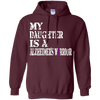 Image of Alzheimer's Awareness Shirt For Daughters Purple Ribbon Tee