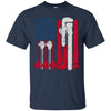 Image of American Flag Plumber Wrench T-Shirt