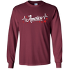 Image of America Heartbeat Red Shirt Fourth of July Outfit Stars