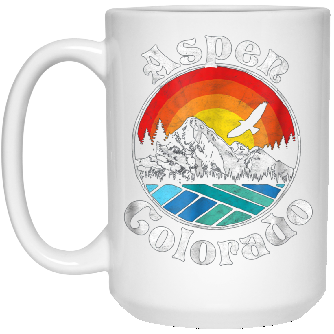 Aspen Colorado Vintage Mountain Outdoor Hiking Shirt