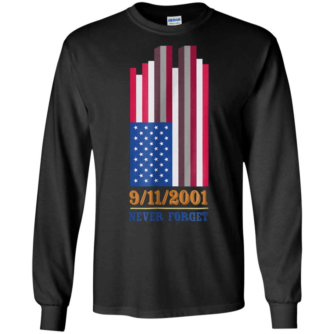 09-11-2001 Never Forget Twin Tower Was Attacked T-shirt