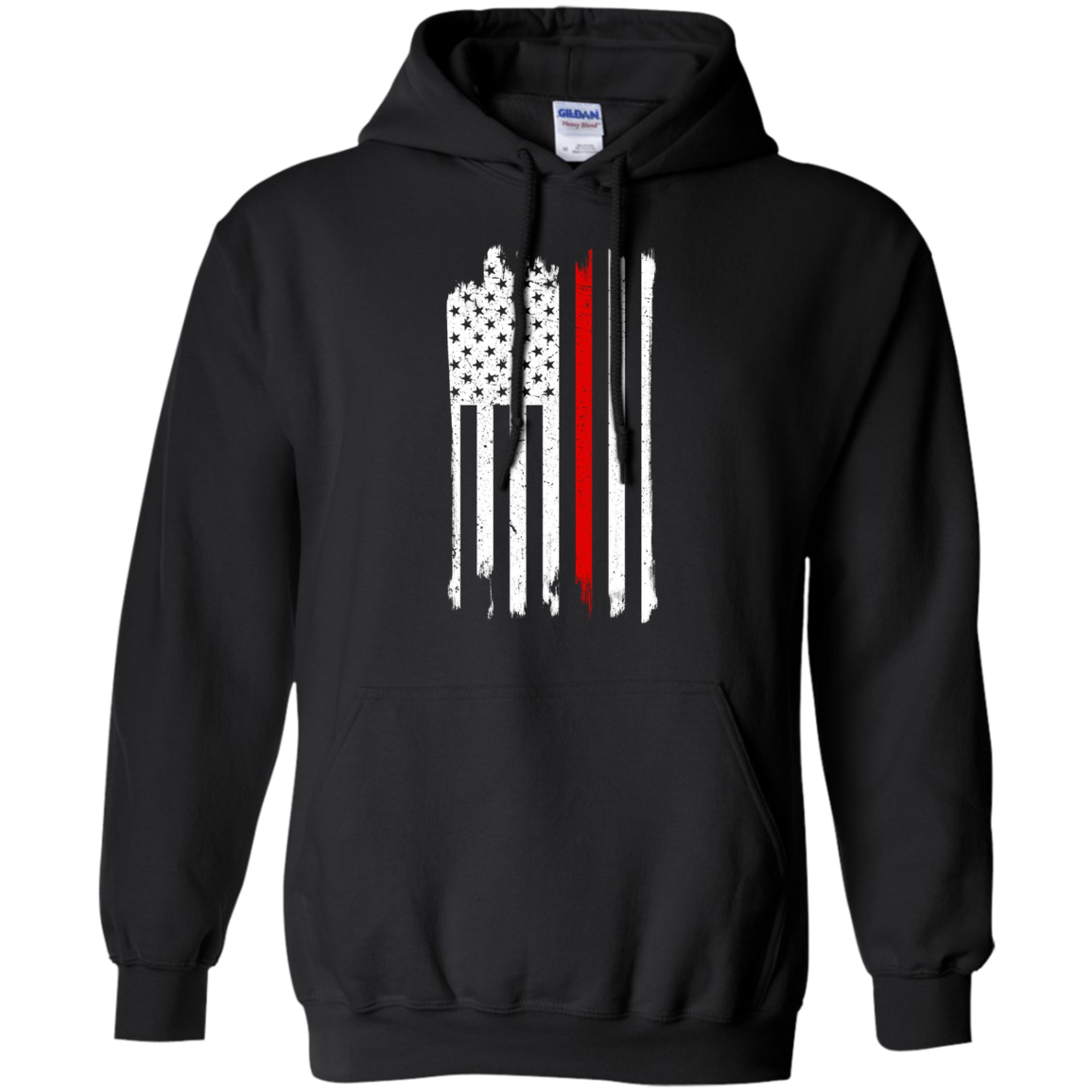 American Flag Red Line USA Patriot July 4th Sleeves Shirt