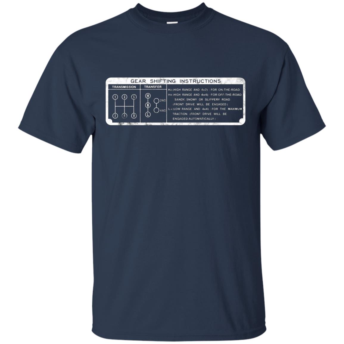 4x4 Gear Shifting Instructions Twin Stick Long Sleeve Shirt