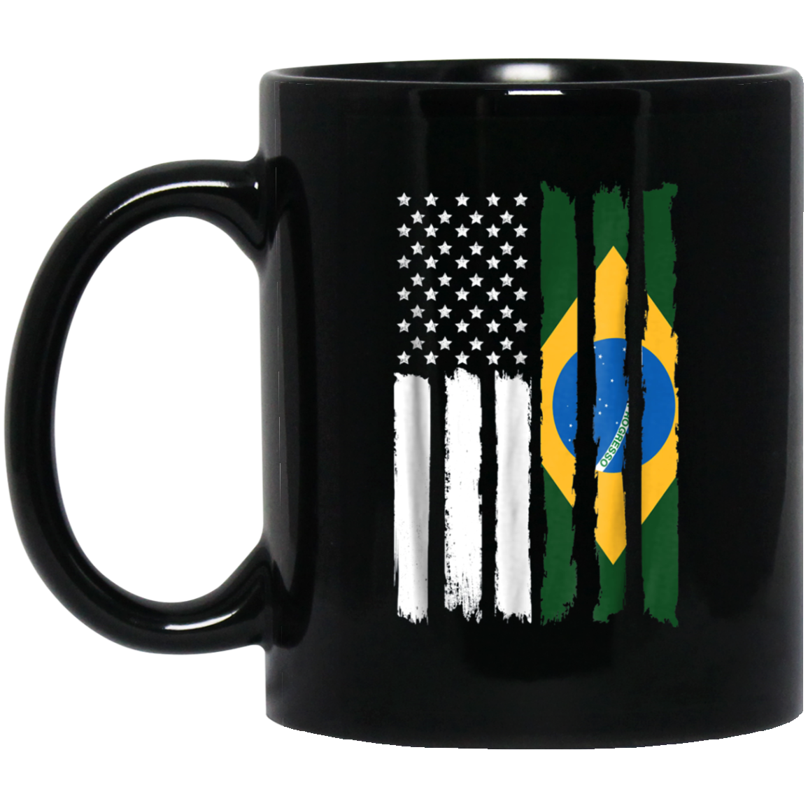 American Brazil Patriotic Flag T-shirt