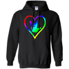 Image of American Sign Language Tshirt I love you - Rainbow - Pride