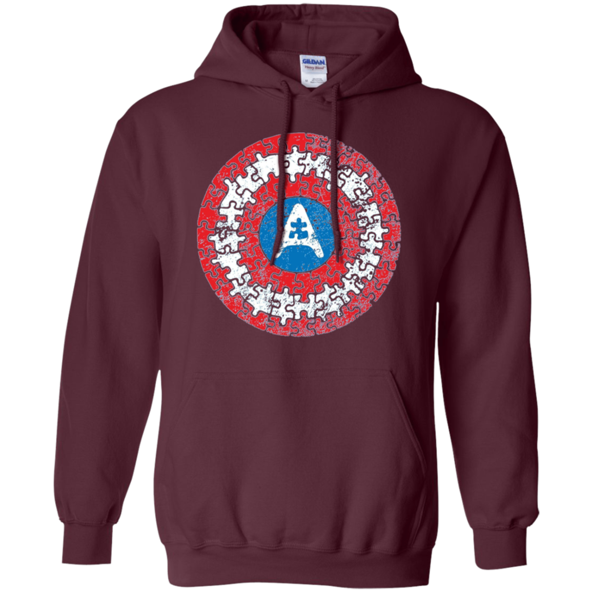 Autism Awareness Shirts Captain Autism Superhero Shield Tee