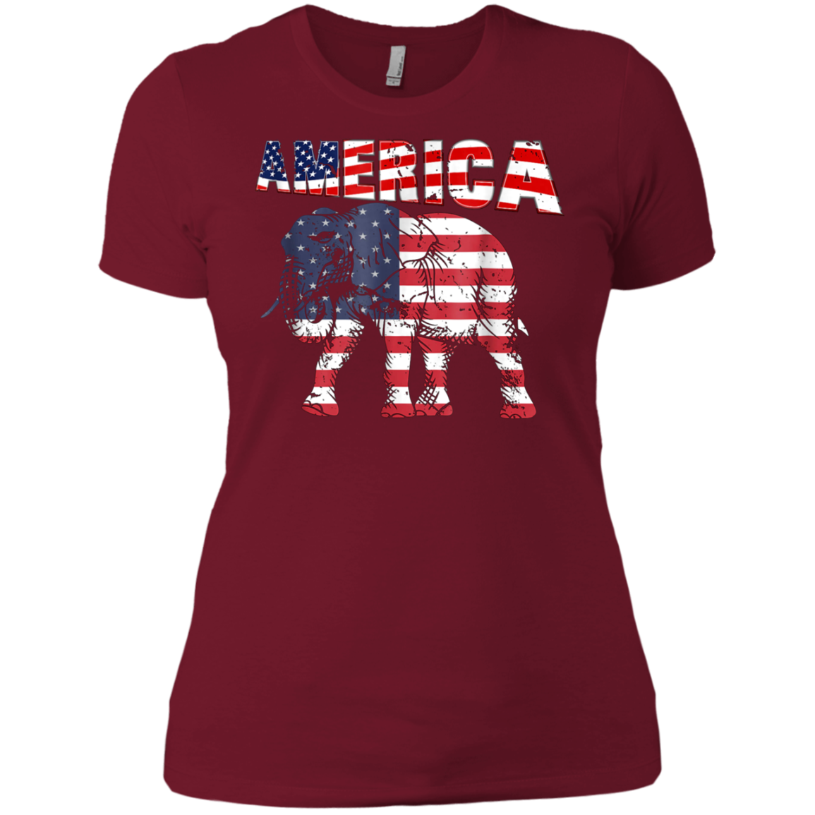 AMERICA Elephant Graphic T-Shirt Perfect Gift Women Men Kids