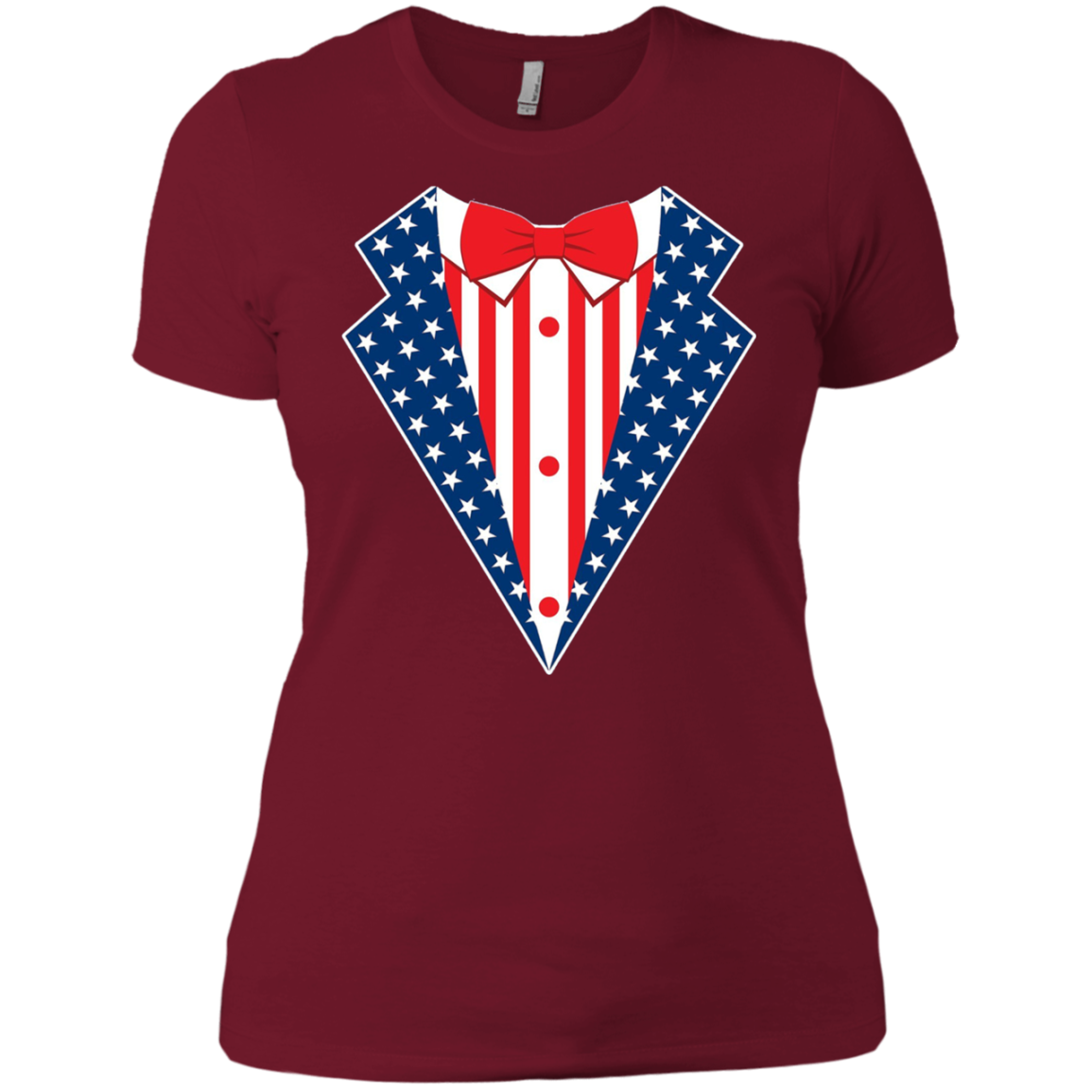4th of July USA Tuxedo T-shirt