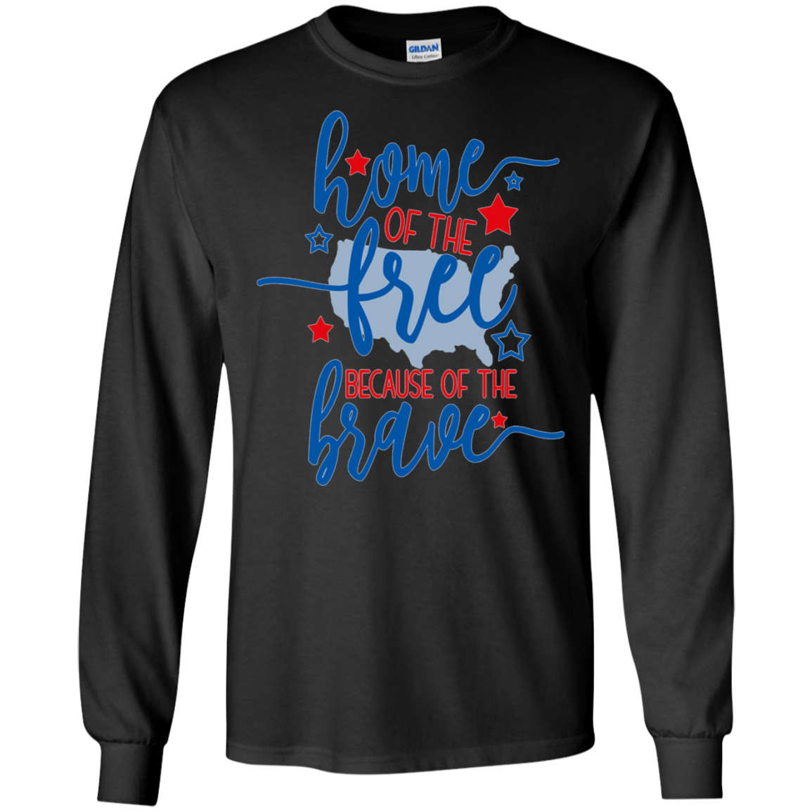 America T Shirts Home of the Free Because of the Brave USA