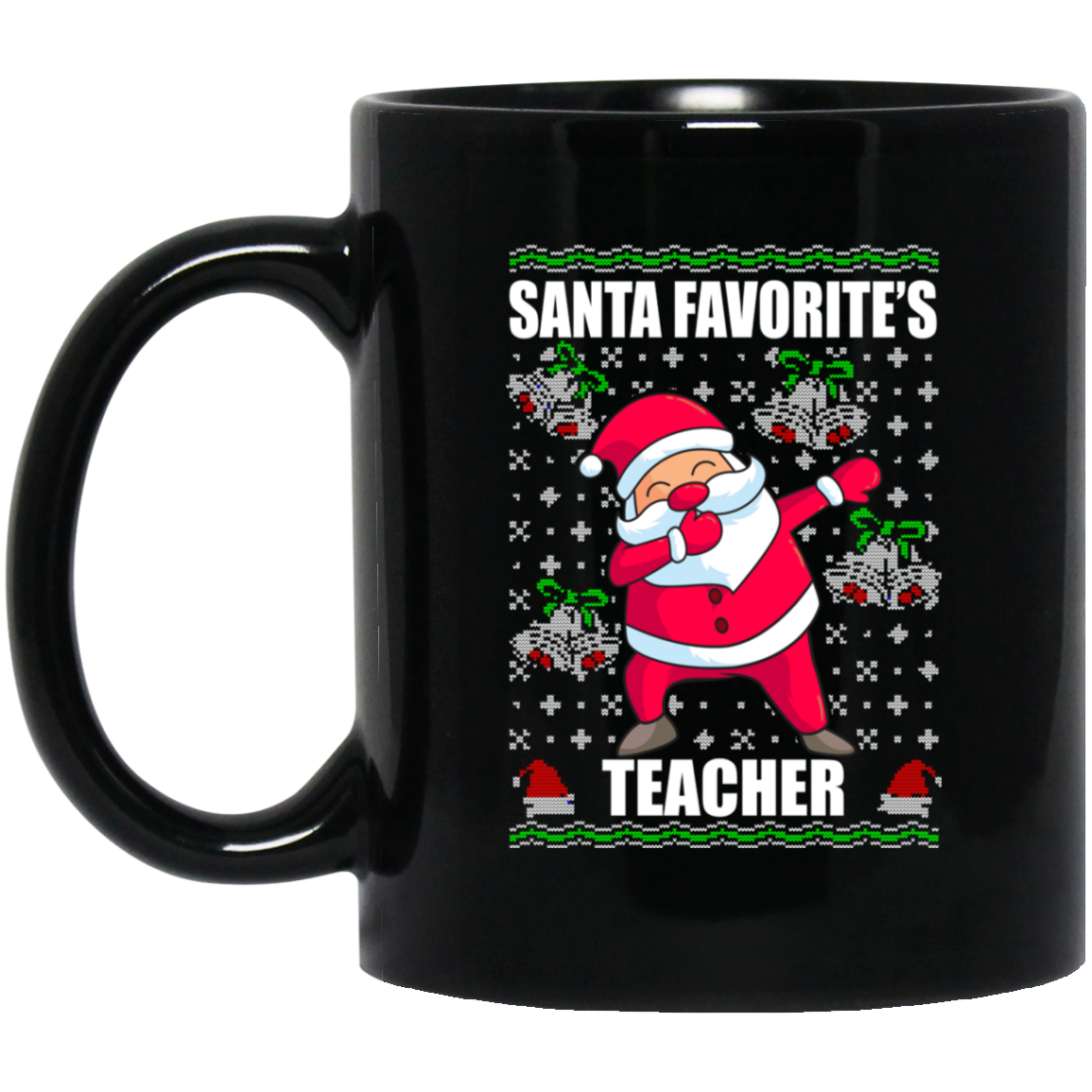 Santa's Favorite Teacher Shirt Funny Xmas Gift For Teacher
