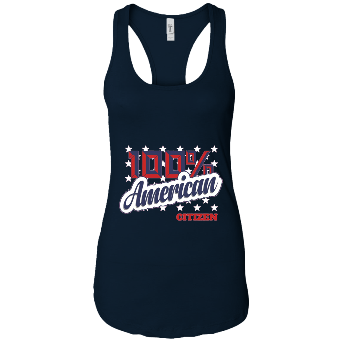 100% American Citizen T-Shirt Citizenship Day Cute Gift