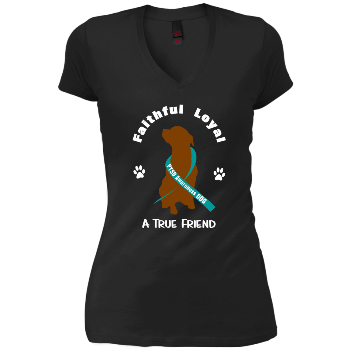 A True Friend PTSD Awareness Support Dog Shirts