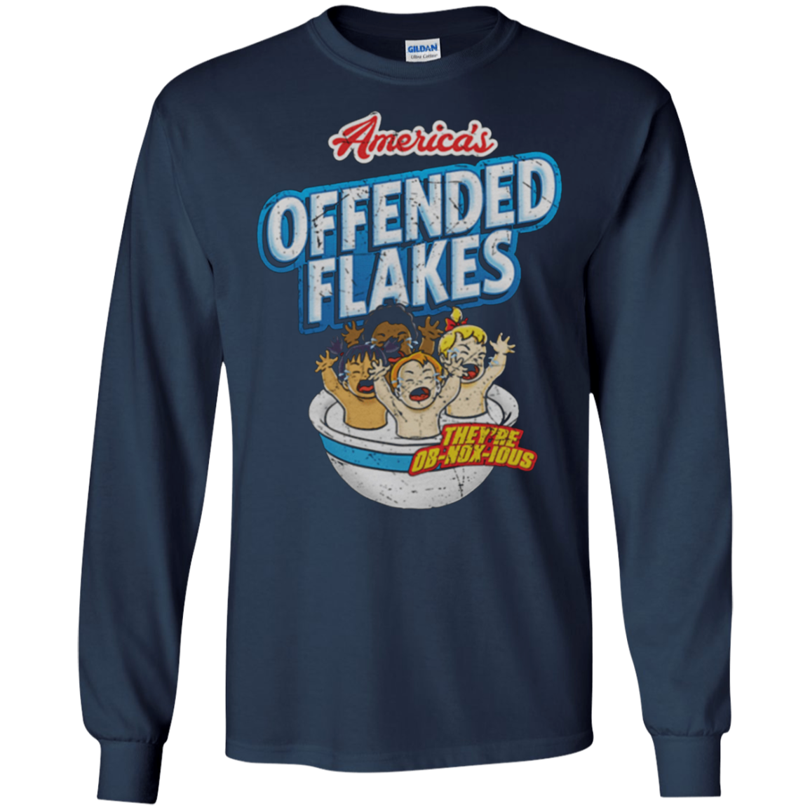 Americas Offended Flakes TShirt Funny Anti-Snowflake Tee