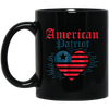 Image of American Patriot Freedom Liberty Heart T Shirt Memorial Gift