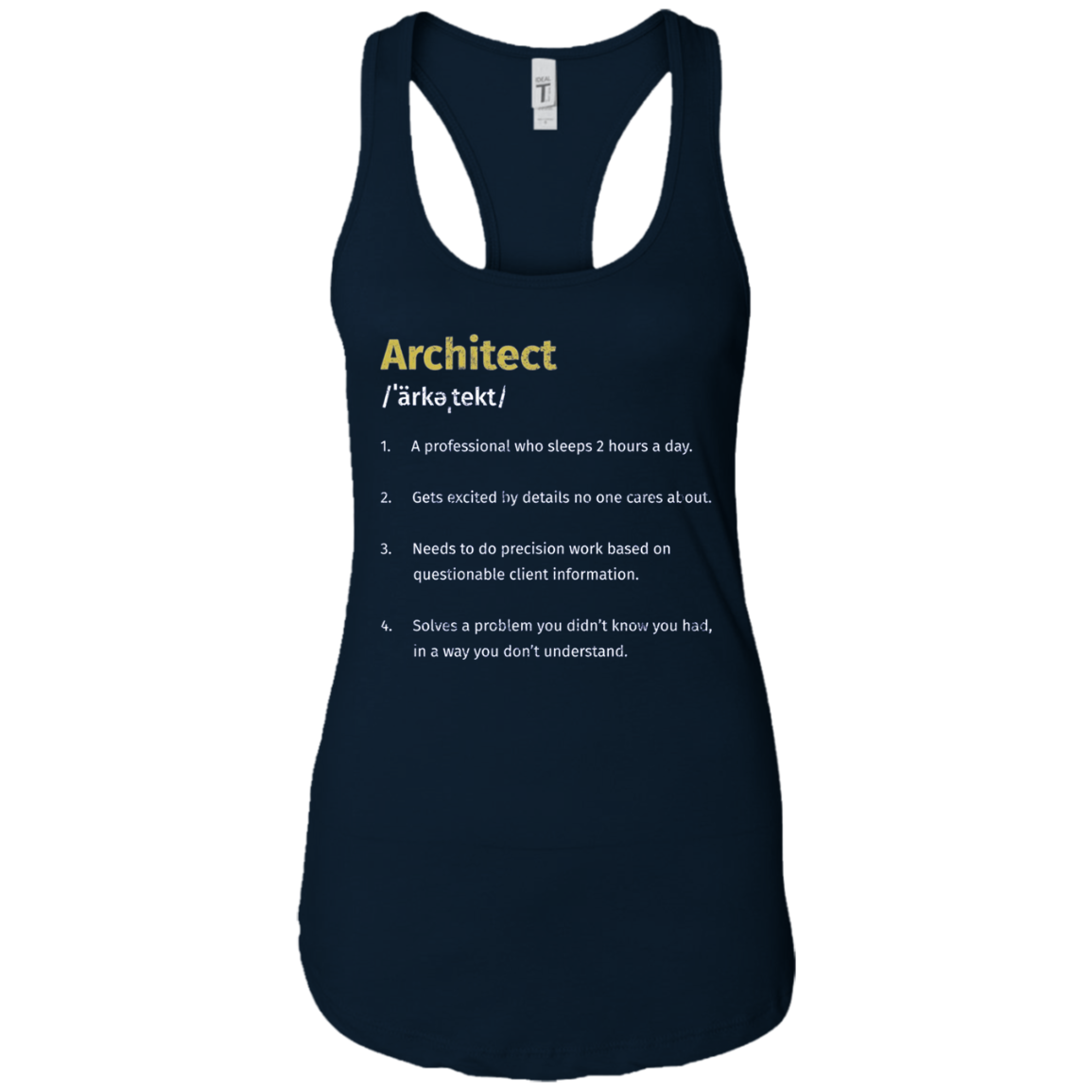 Architect Definition Architecture Distressed Long T-Shirt