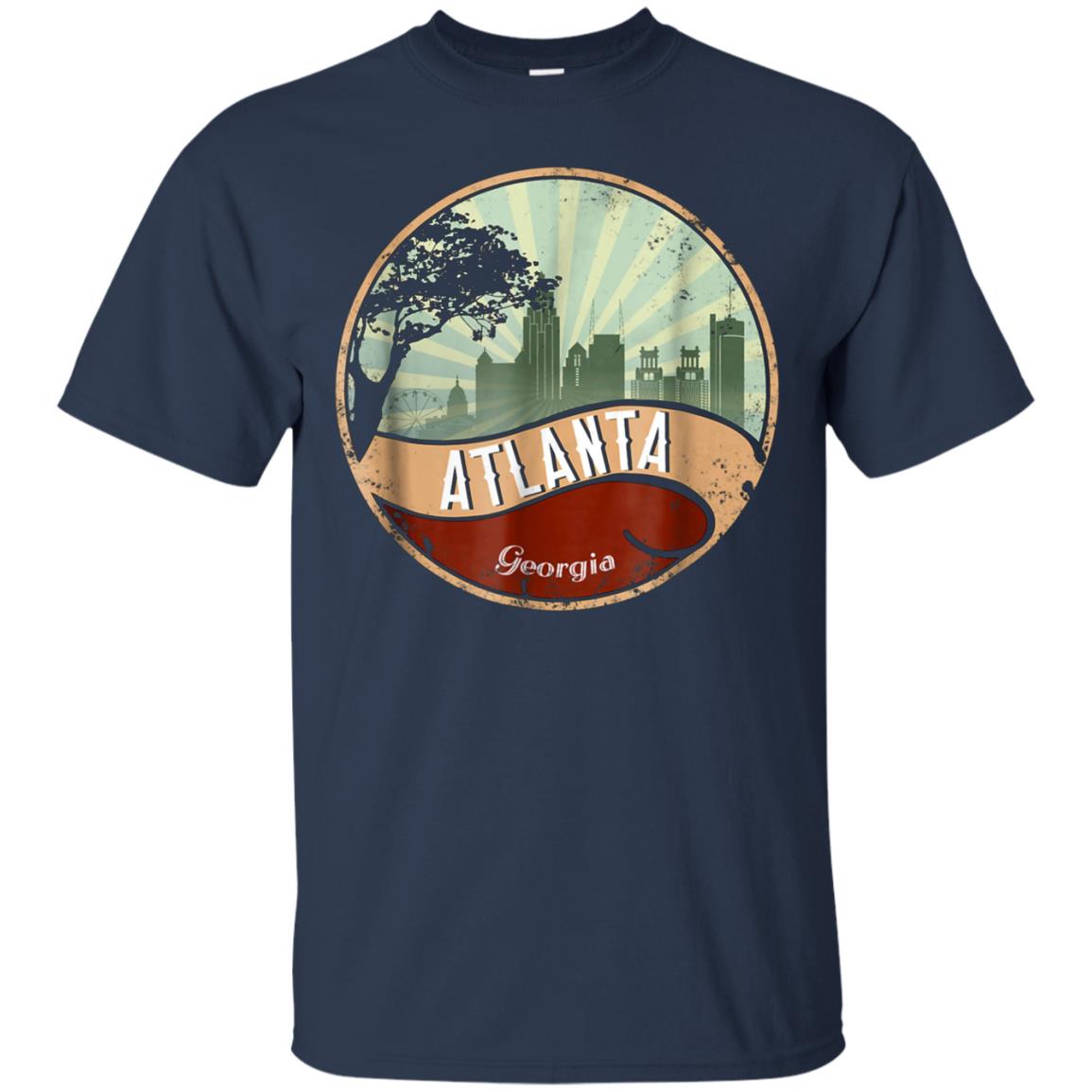 Atlanta Vintage Retro Design City Style T-Shirt