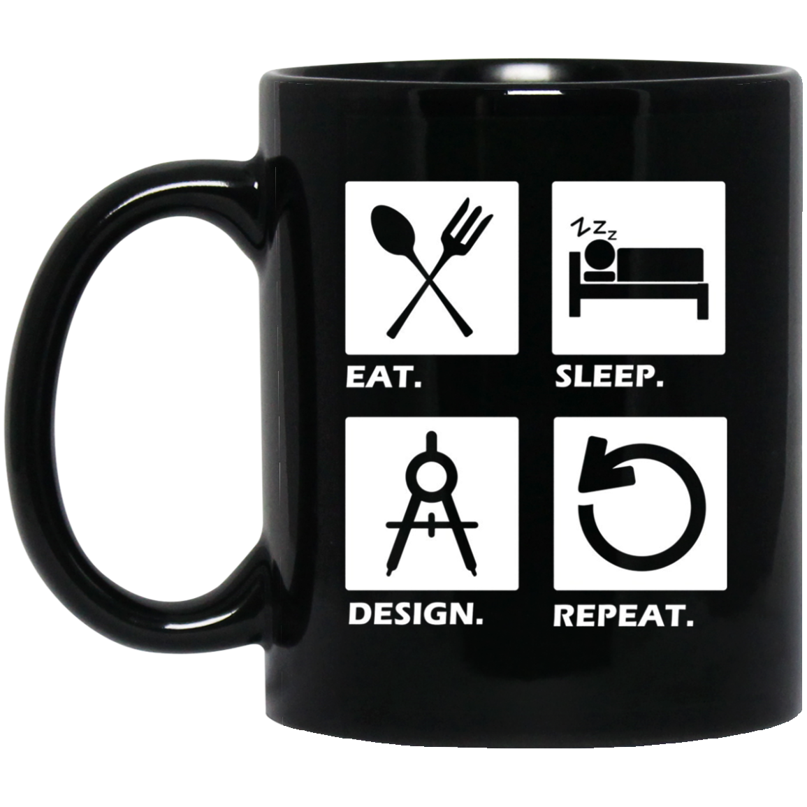 Architect funny Long Sleeve Man Women Eat Sleep Design Tee