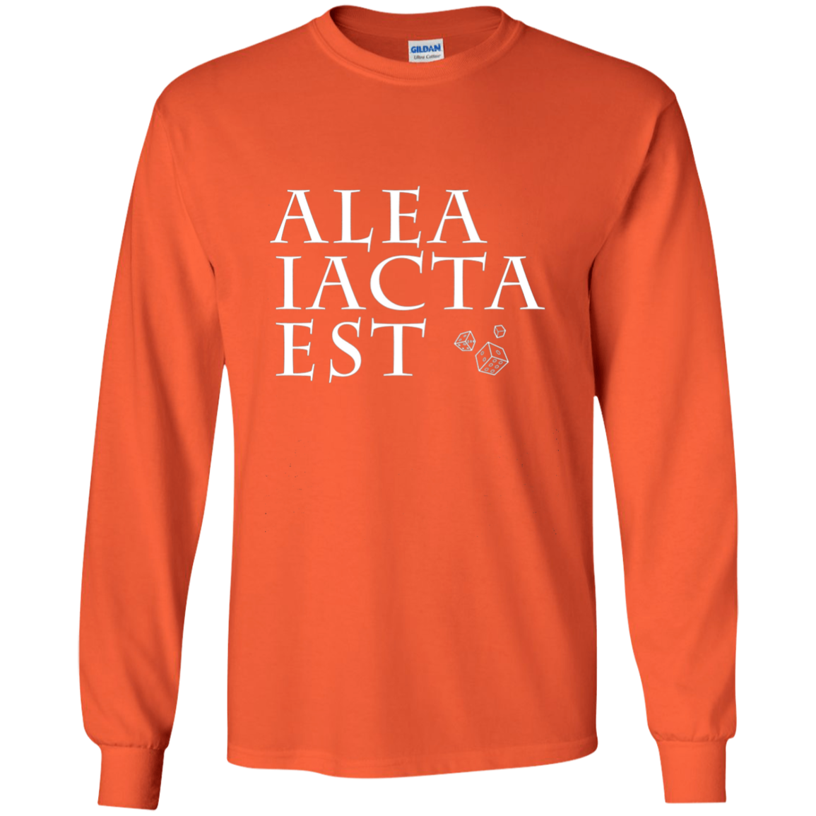 Alea Iacta Est The Die is Cast Long Sleeve Caesar Shirt