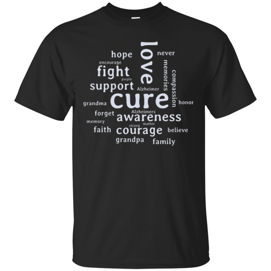 Alzheimer Support Shirt Awareness Month Purple