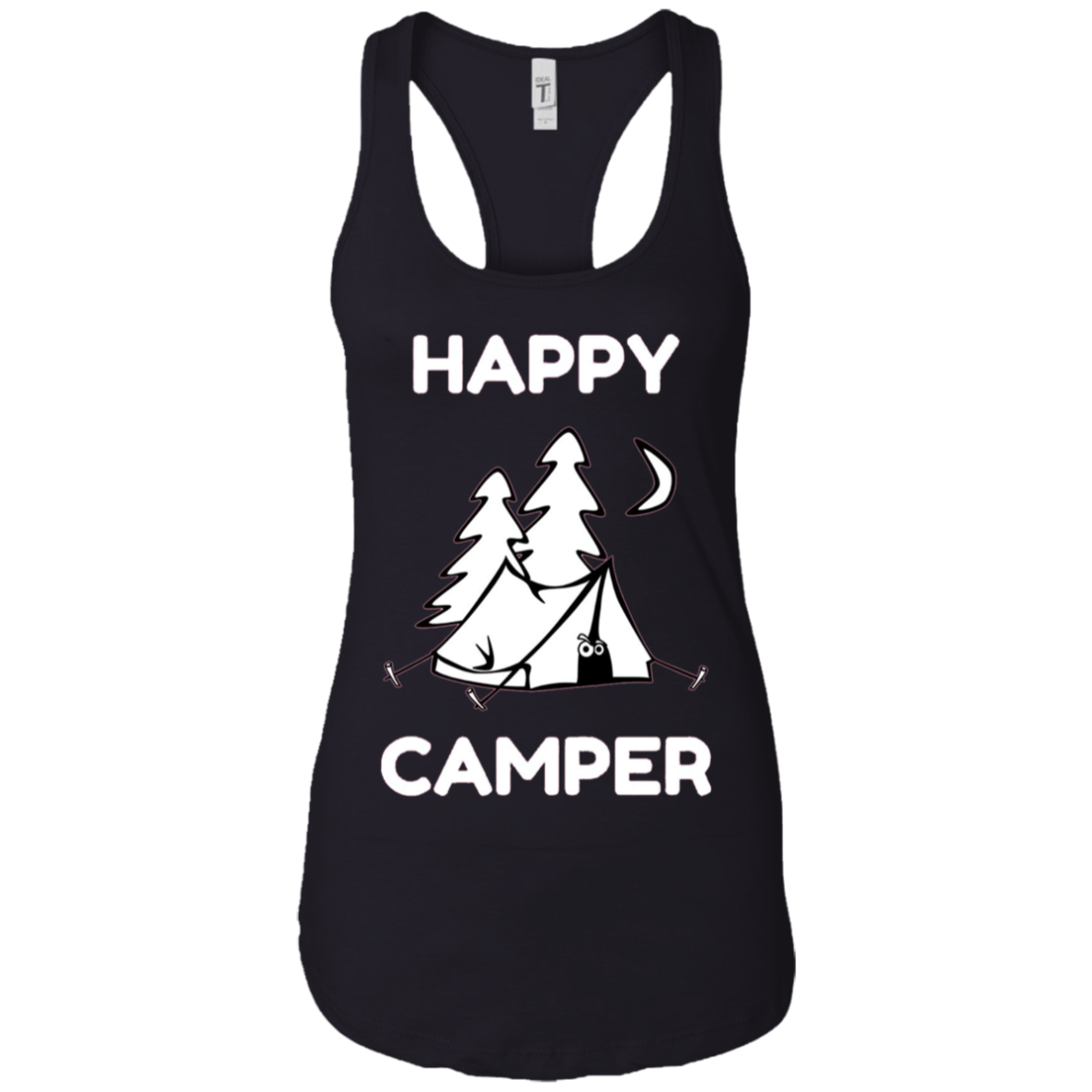 Funny Happy Camper Shirt for Kids, Men, Women, Toddler