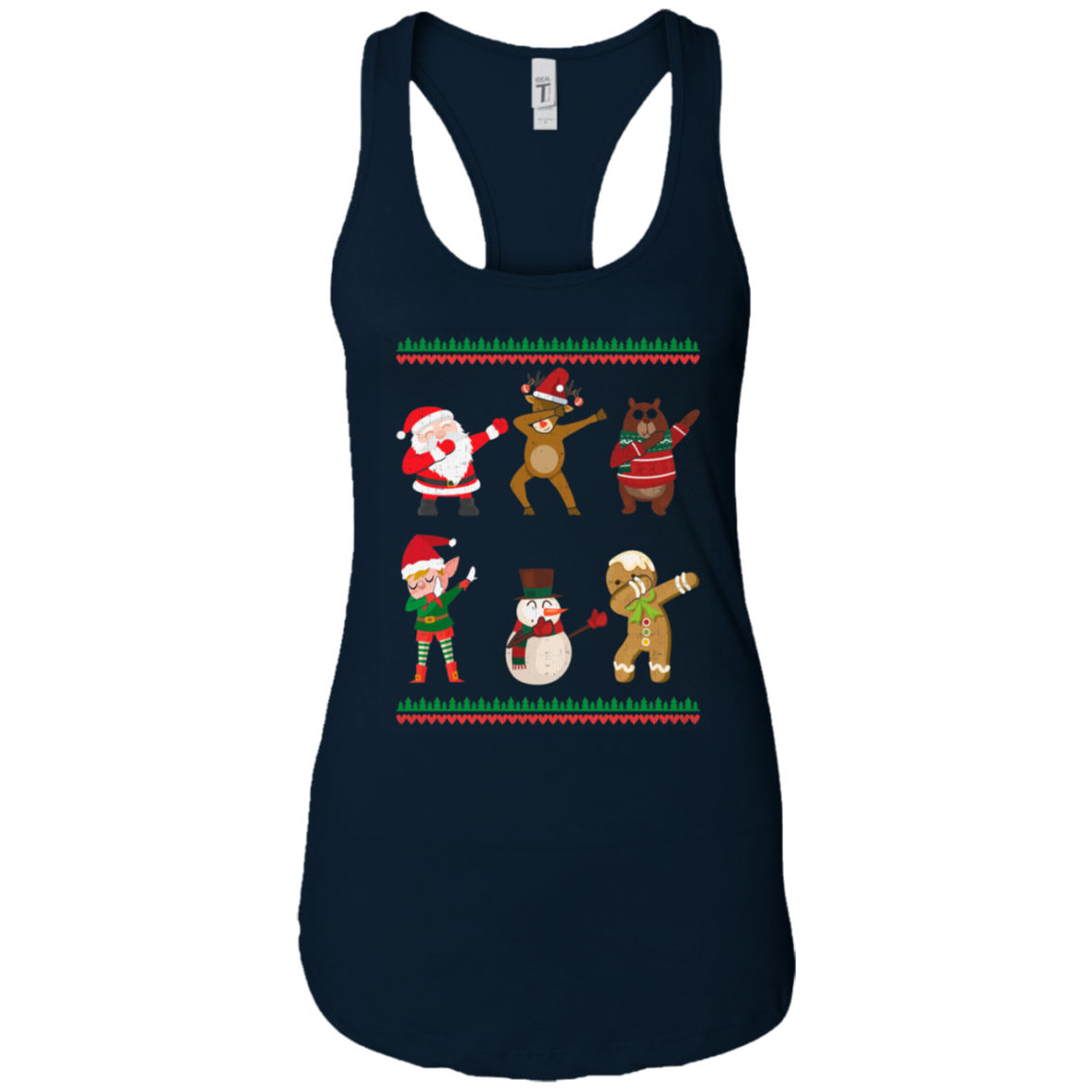 christmas Shirts dabbing santa and friends