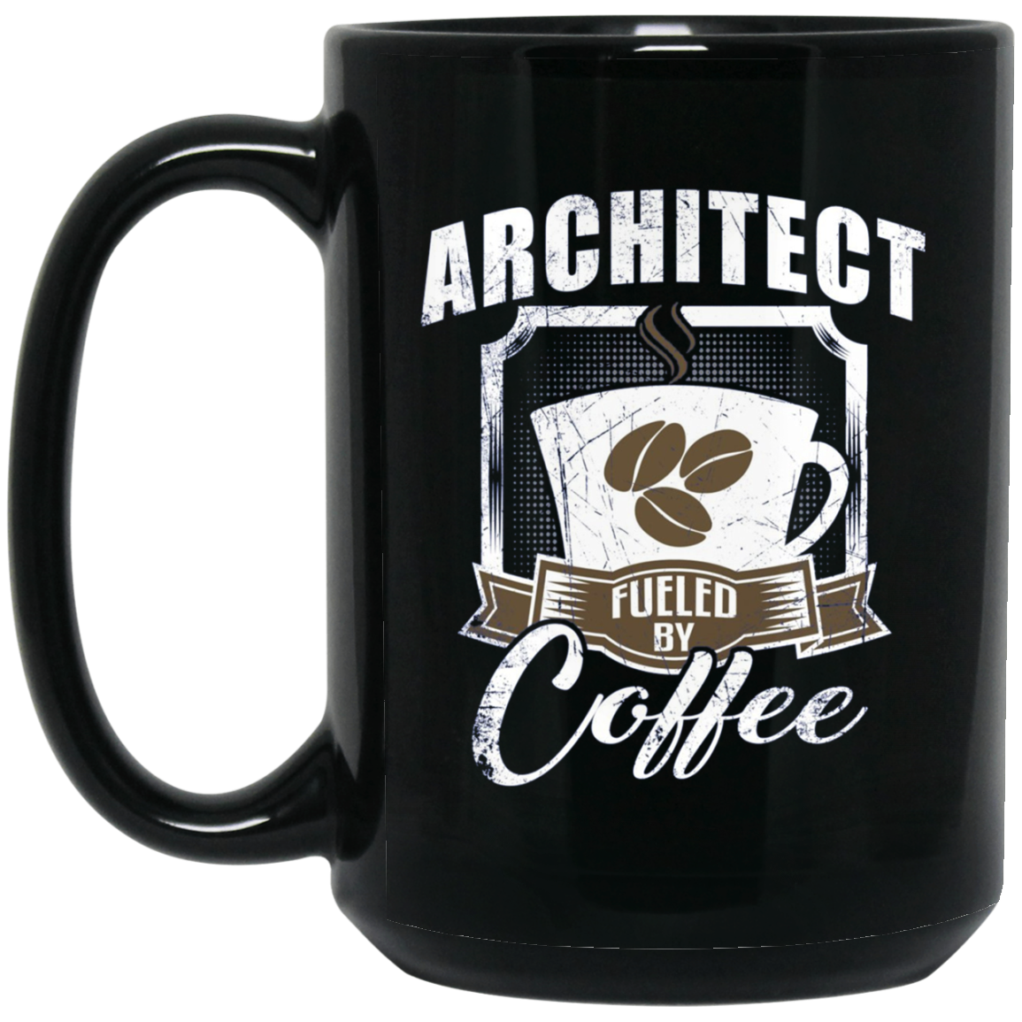 Architect Fueled By Coffee Funny Long Sleeve T-Shirt