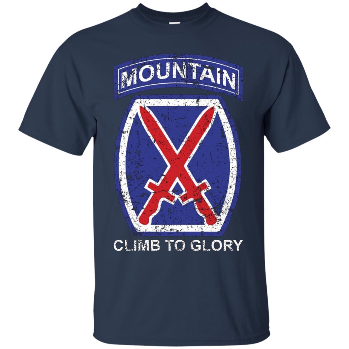 10th Mountain Division T Shirt Climb To Glory - 20324