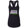 Image of Aries Genderqueer Pride Flag Zodiac Sign Long Sleeve T-Shirt
