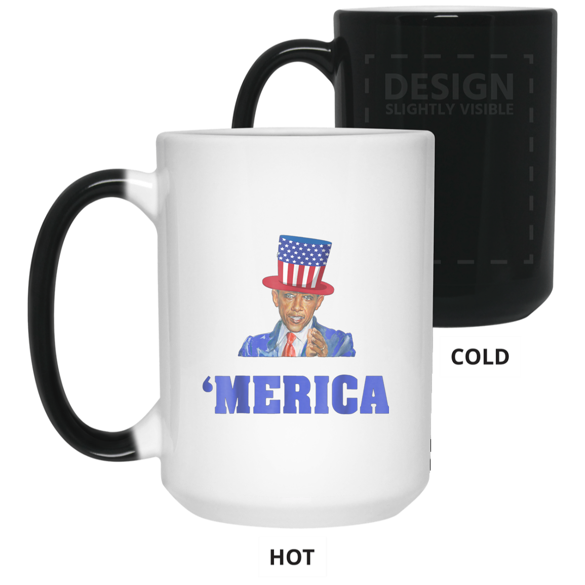 'Merica U.S.A Obama Flag President Gift