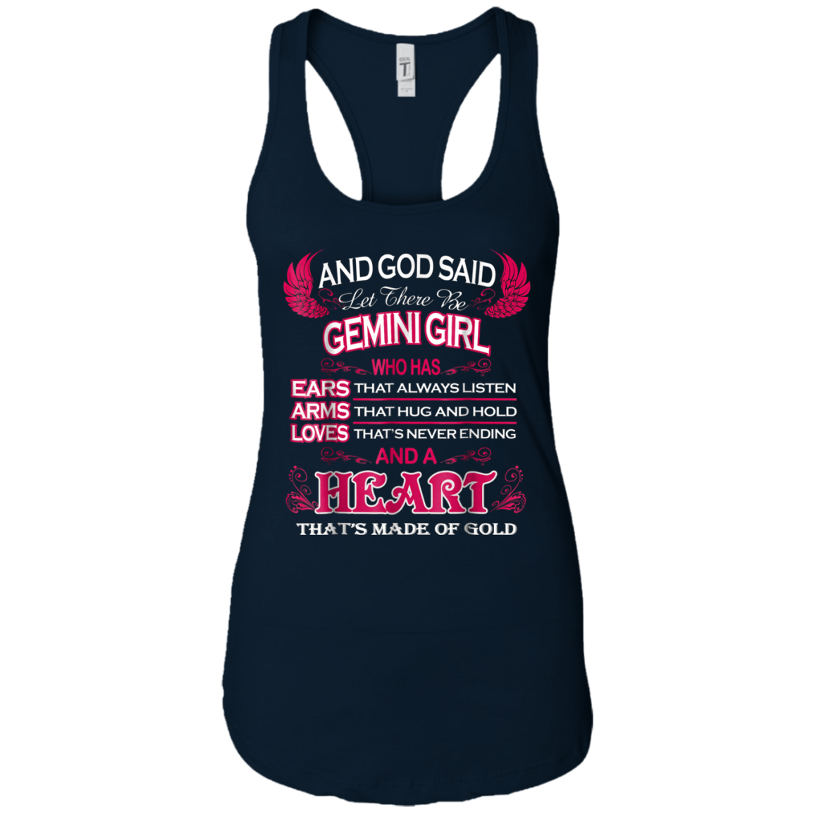 And God Said Let There Be Gemini Girl T-shirt