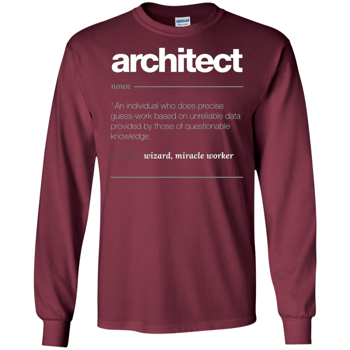 Architect Definition T Shirt - Funny Job Gift Tee