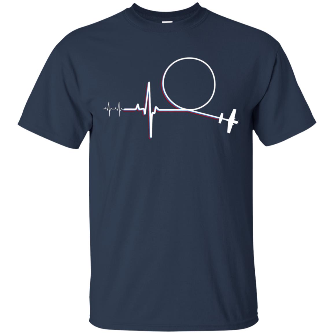 Aerobatic Pilot Heartbeat | Airshow Fan Aerobatic Pilot Tee