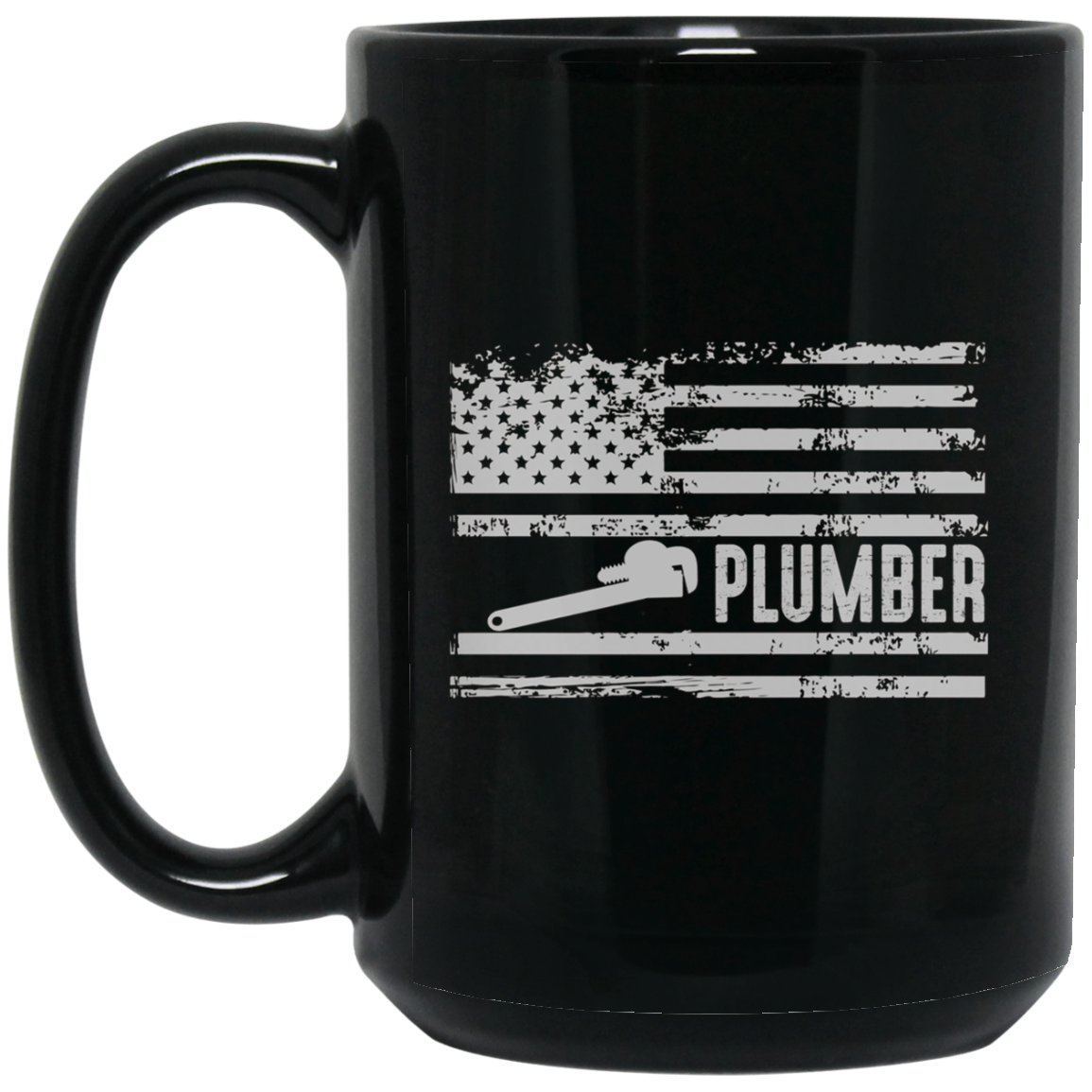American Plumber United States Flag Gift T-Shirt