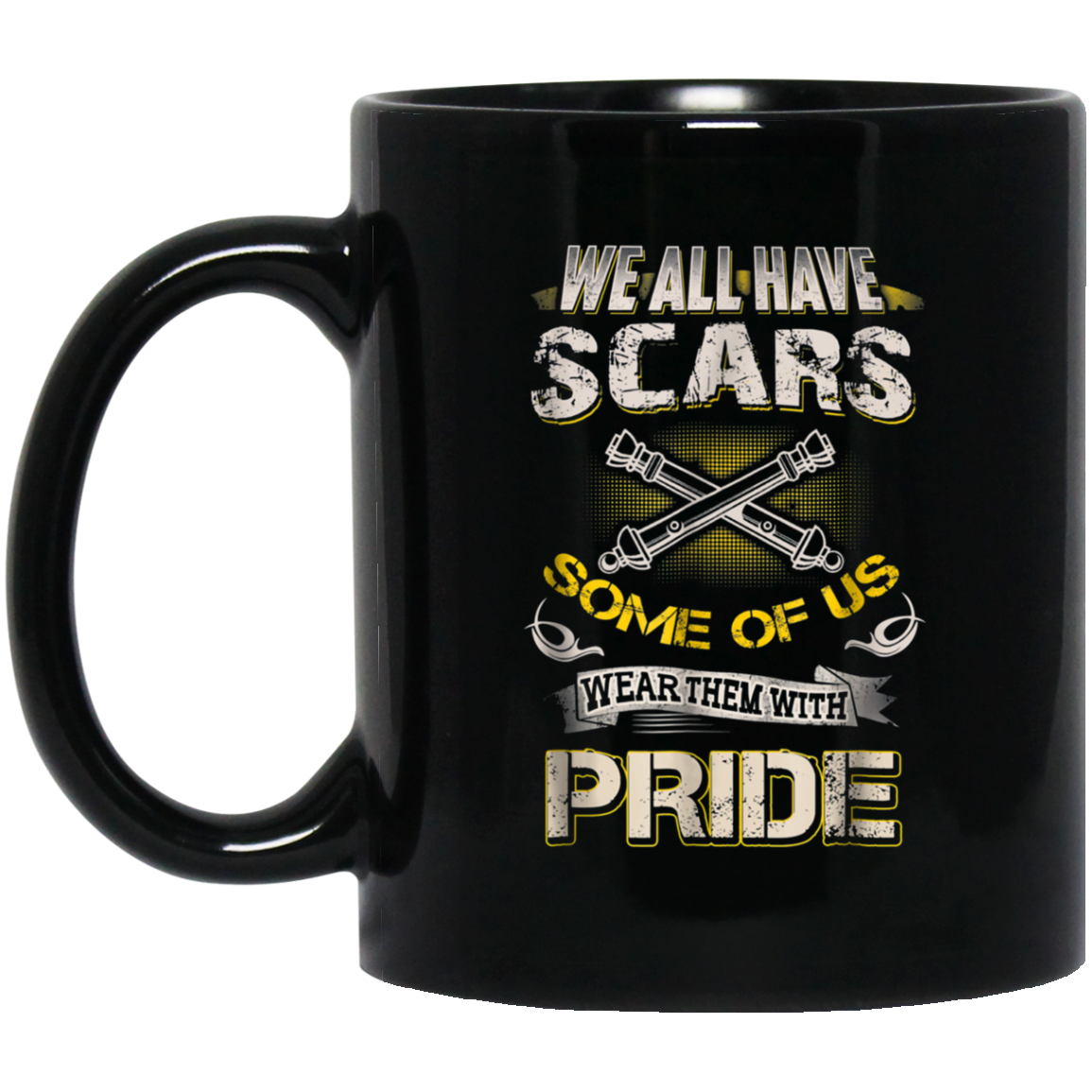Artilleryman T-shirt, We All Have Scars Wear Them With Pride