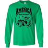 Image of America Runs On Diesel Gear Monster SUV Truck Black T-Shirt