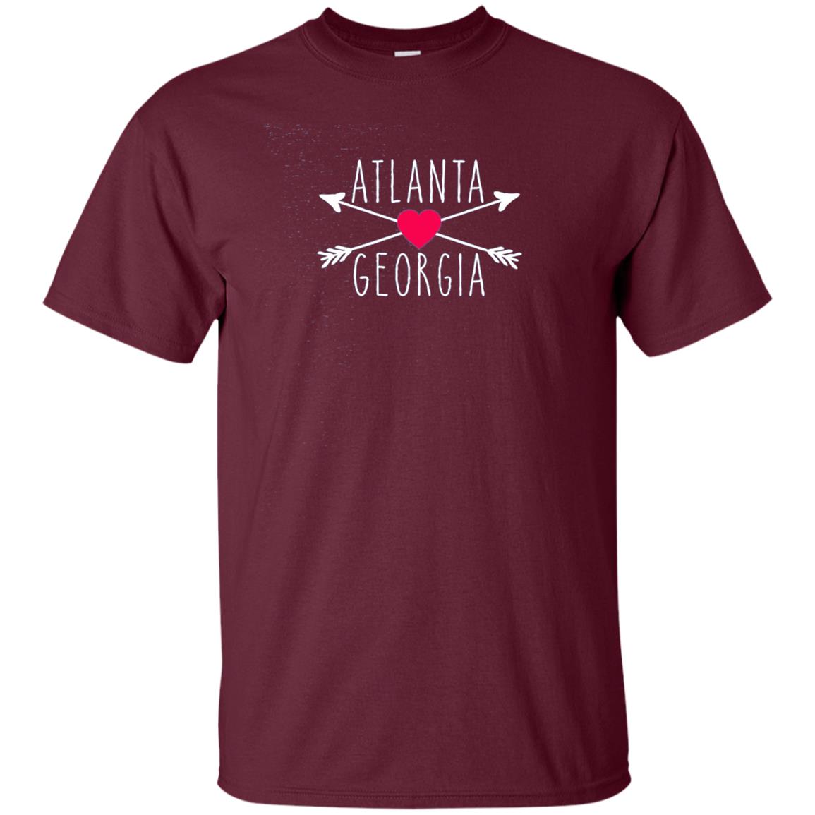 Atlanta GA Hearts and Arrows Tshirt by Scarebaby