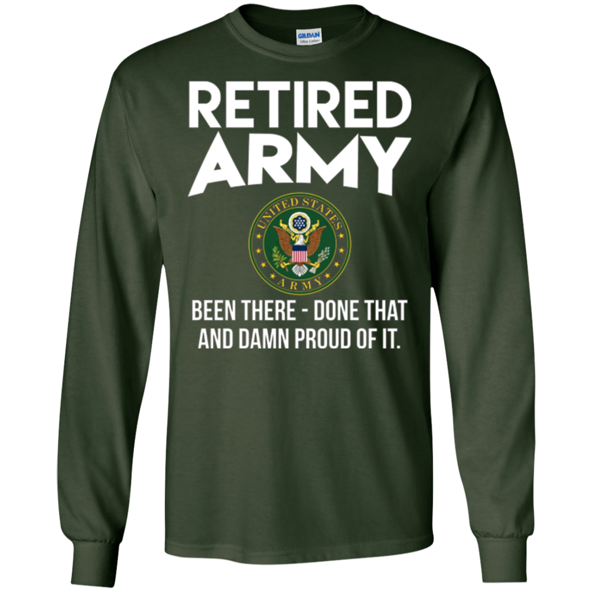 Army retired shirt - Retired army shirts - Military Retired