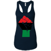 Image of Afro-American Fist salute Shirt African Heritage Symbol Tee
