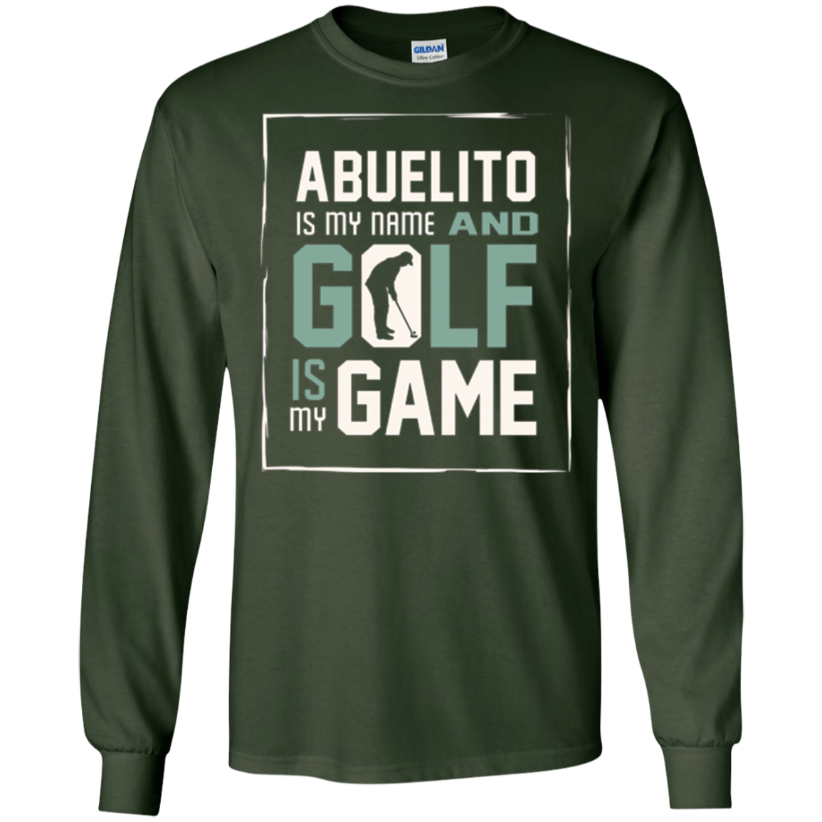 Abuelito My Name Golf My Game Golfing Shirt