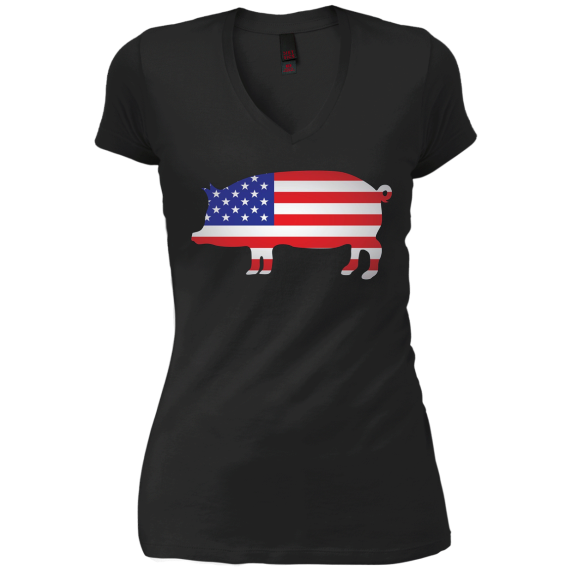 American Flag Pig Shirt 4th of July Independence Day Gift